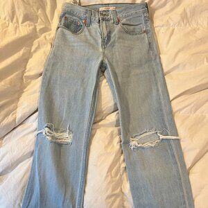Levi's low pro straight jean